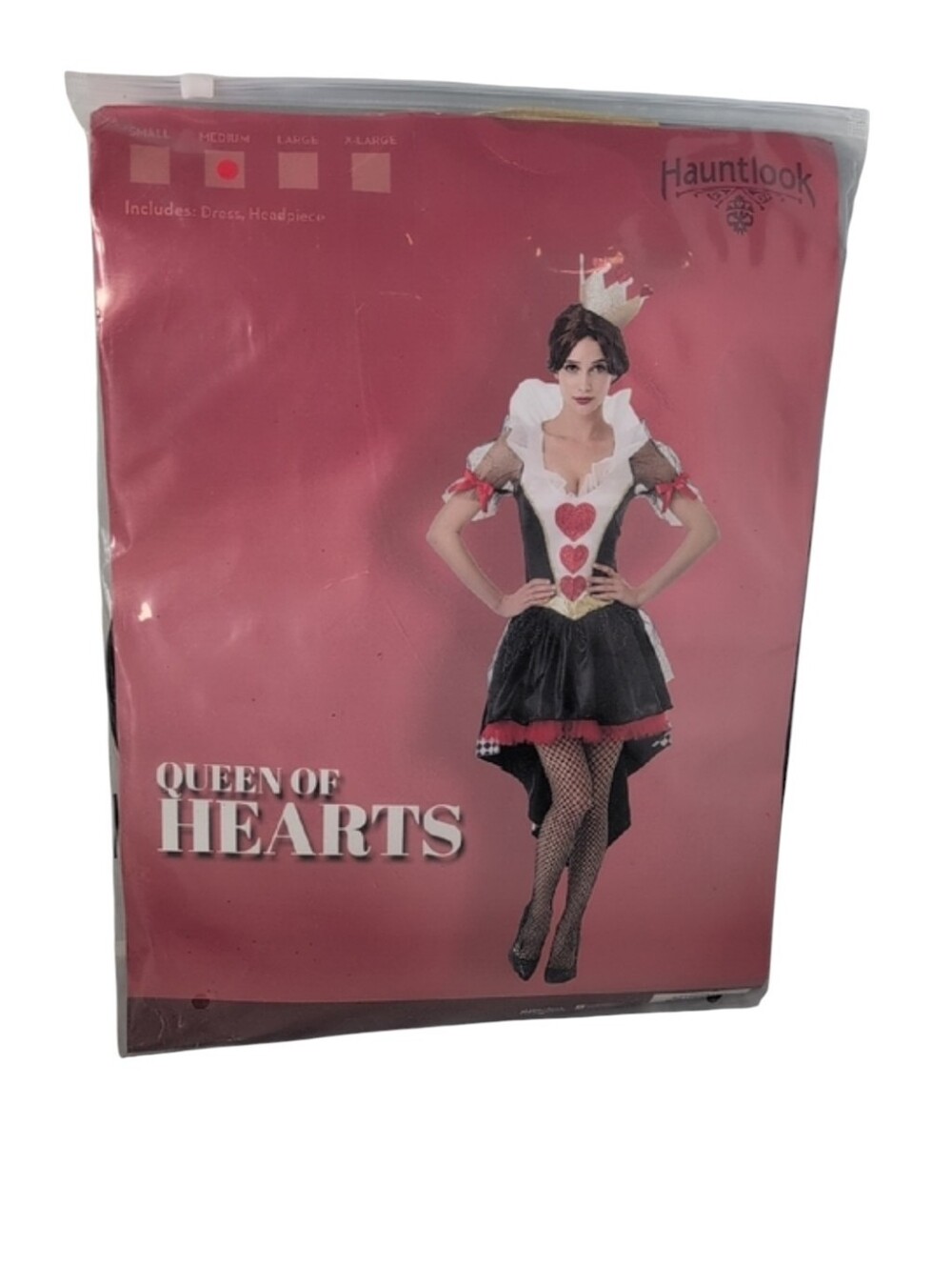Queen of Hearts Women's Costume - Red and Black